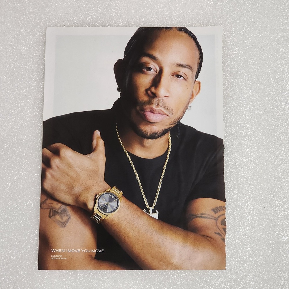 Ludacris When I Move You Move Print Ad Clipping Poster 8x10 Hip Hop Decor